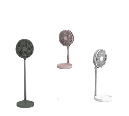 Multi Functional Folding Portable Fan Wireless Remote Control USB Rechargeable Retractable
